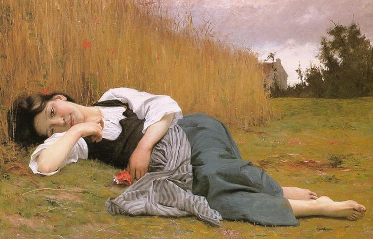 Adolphe William Bouguereau The Shell (mk26)